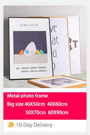 CozyFlame Rustic Wooden Photo Frame – Wall Hanging or Standing Frame for Pictures & Memories
