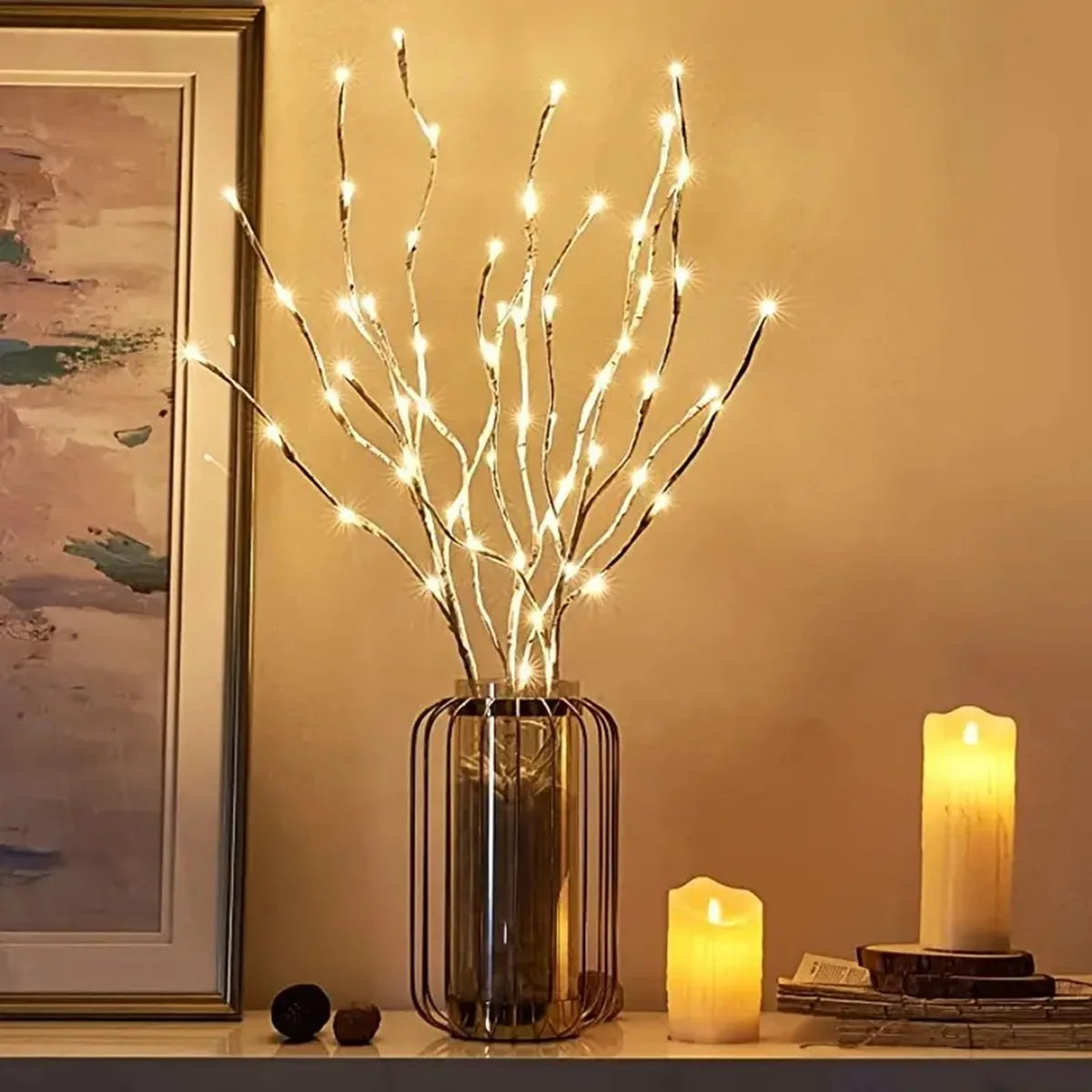 CozyFlame BirchGlow Fairy Branch Lights
