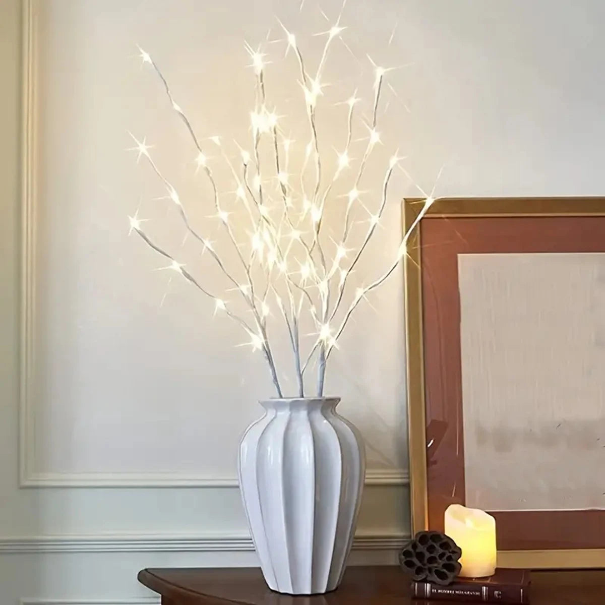CozyFlame BirchGlow Fairy Branch Lights