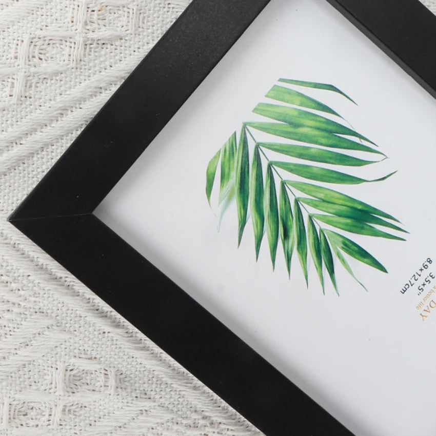 CozyFlame Rustic Wooden Photo Frame – Wall Hanging or Standing Frame for Pictures & Memories