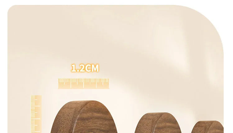 CozyFlame Wooden Wall Hooks – Natural Eco-Friendly Non-Slip Hangers for Bathroom, Kitchen & Home Decor