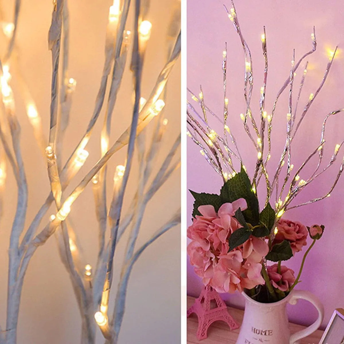 CozyFlame BirchGlow Fairy Branch Lights