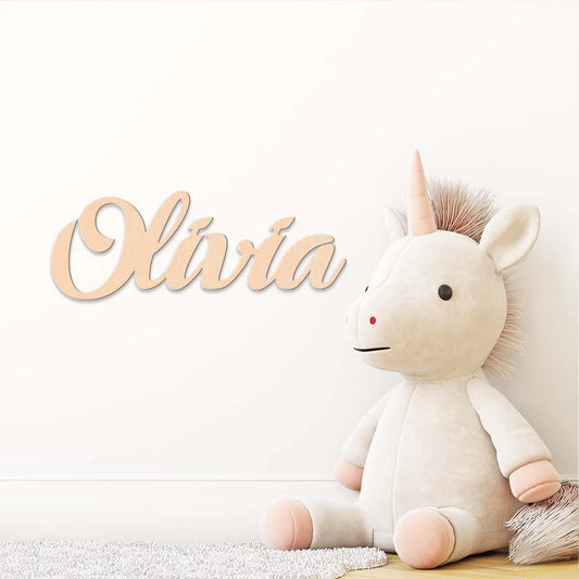 CozyFlame Personalized Custom Name Wooden Sign – Wall Mounted Traditional Style Bedroom Decoration