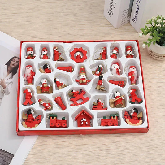 CozyFlame Woodland Charm Ornament Set