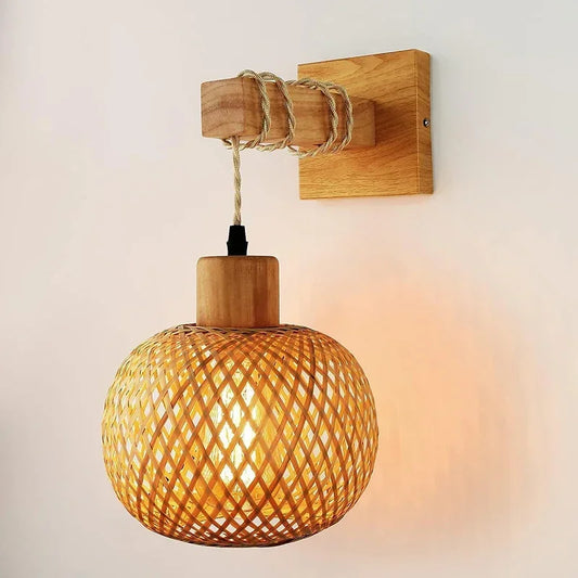 CozyFlame RattanRadiance Bamboo Lantern
